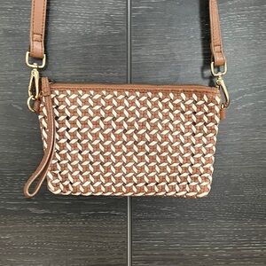 Carpisa Italian Woven Leather Bag